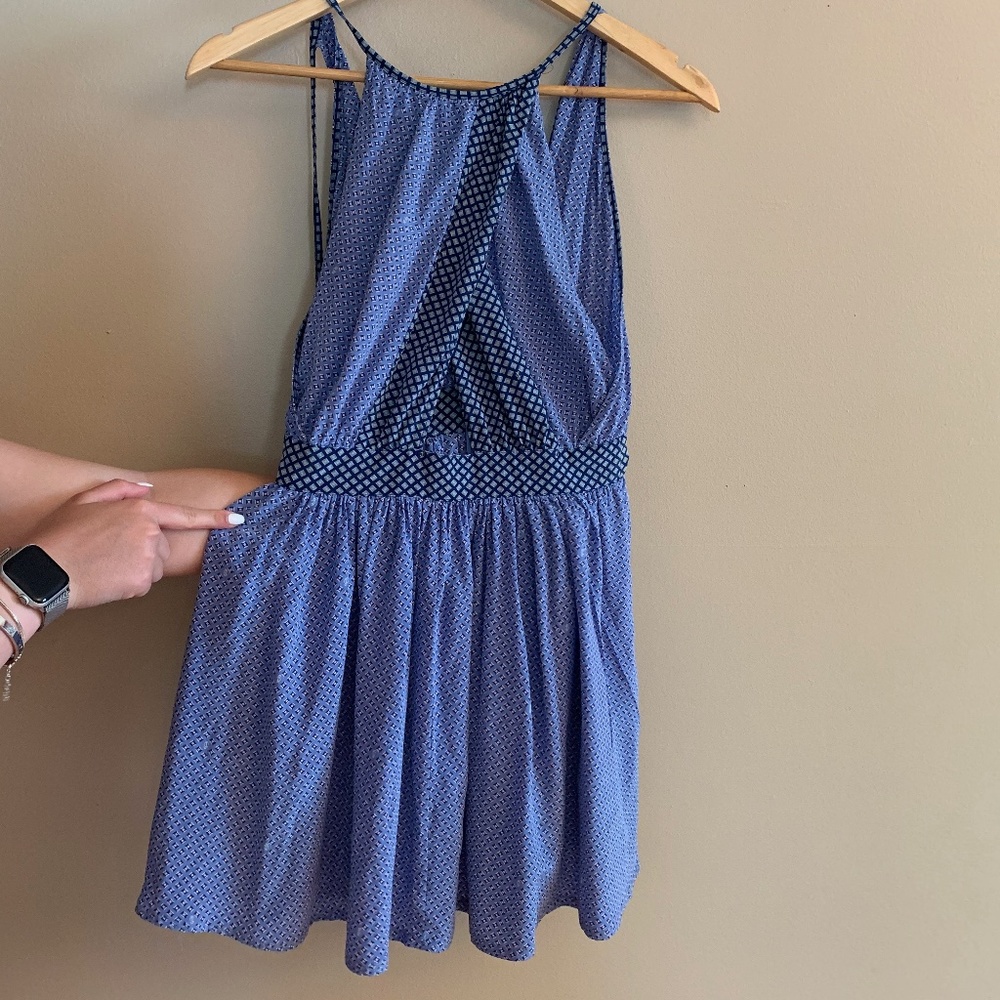 Juicy Couture blue patterned sundress